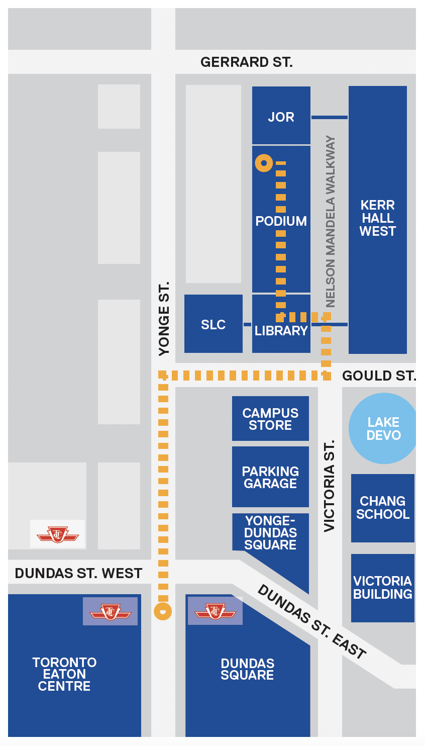 map showing directions on how to get to the OneCard Office